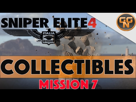 Sniper Elite 4 - Mission 7 - Villa Giovi Fiorini - Alle Sammelobjekte - All Collectibles Guide