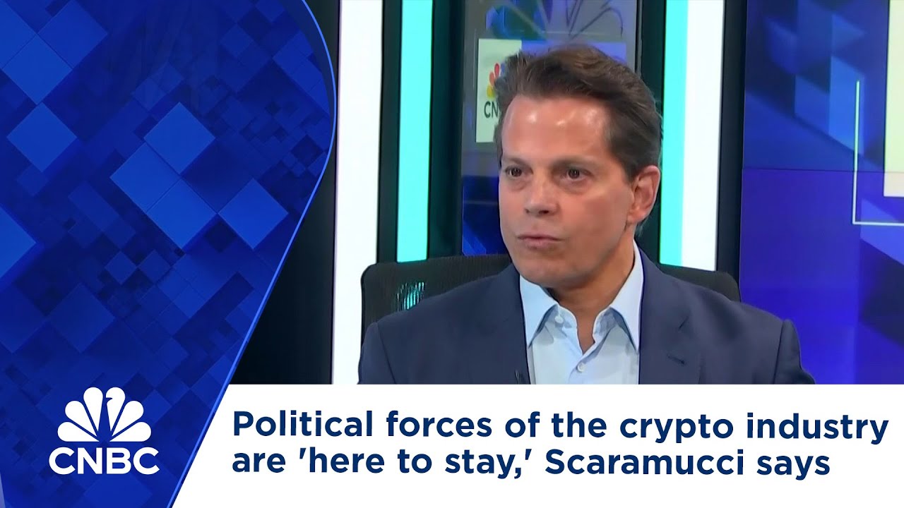 Political forces of the crypto industry are 'here to stay,' Scaramucci says