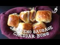 Jalapeno Sausage Cheddar Buns