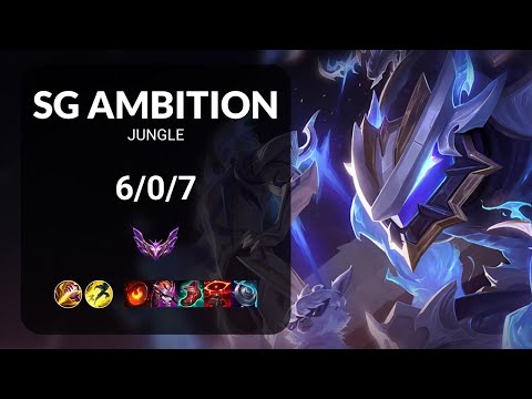 SG Ambition Maokai vs Kindred JUNGLE - KR MASTER Patch 13.13