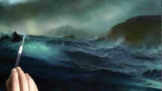HOW TO PAINT THE OCEAN. STORMY COVE PART 5 by Alan Kingwell