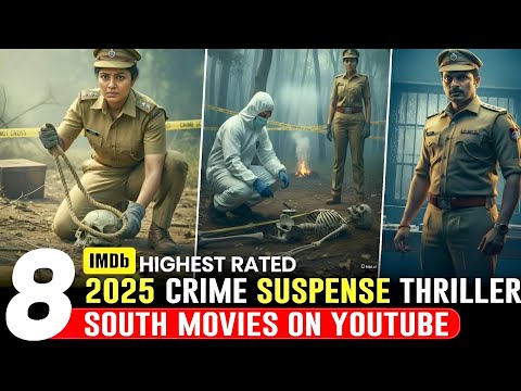 Top 8 South Indian Crime Thrillers 2025 | हिंदी में देखें Best Dubbed Movies