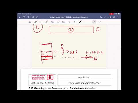 Massivbau 1, Vorlesung 7