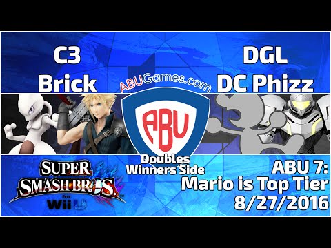 ABU Monthly 7: Brick + C3 vs. DGL + DC Phizz - Smash 4 Winners Side Doubles
