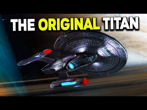 The ORIGINAL  USS TITAN - Luna-class -  Star Trek Starship Breakdown