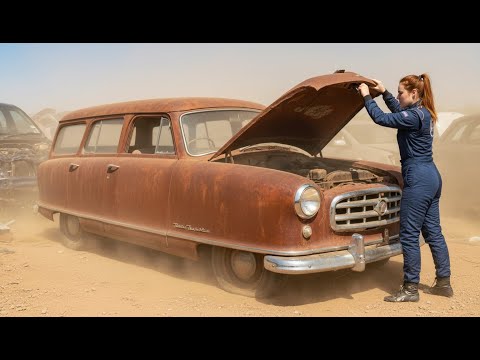 Thumbnail for ASMR Car Restoration  1949 Nash Rambler Station Wagon  Full Showroom Rebuild 4K POV by Nota, Automobile, SEAT, video, Car, vide, video i, Station wagon