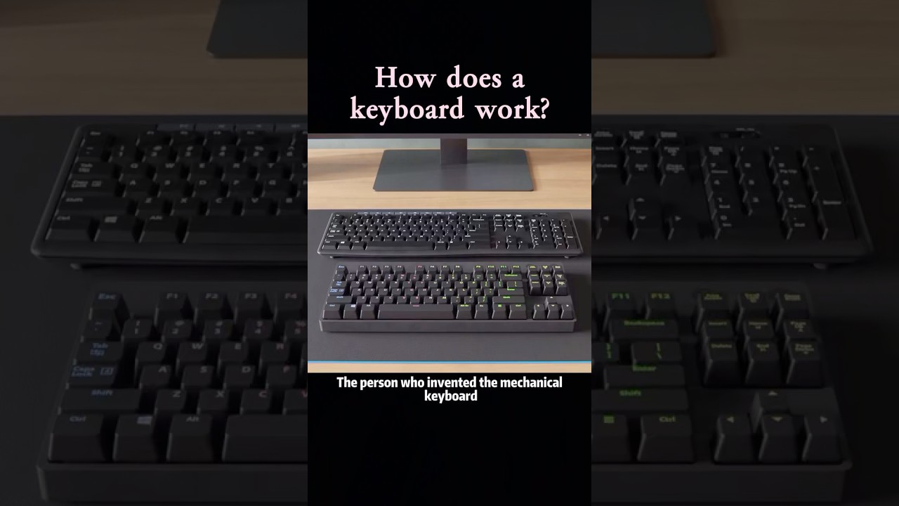 How does a keyboard work?#usa #fyp #science #knowledge