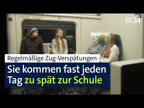 Pendeln mit der Bahn: Schulweg wird für Kinder zur Geduldsprobe | Abendschau | BR24