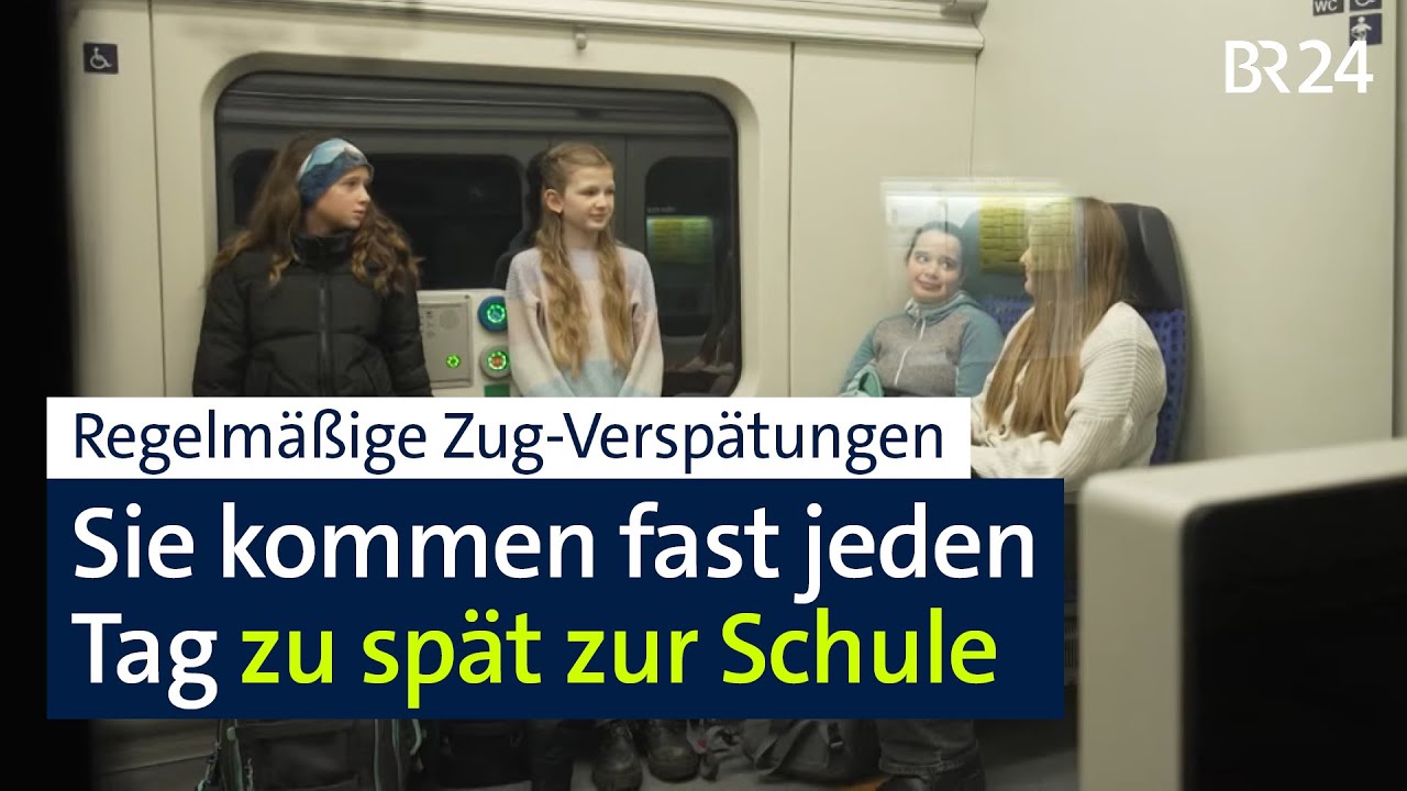 Pendeln mit der Bahn: Schulweg wird für Kinder zur Geduldsprobe | Abendschau | BR24