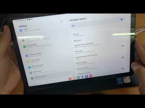 Samsung Galaxy Tab A9+: Enable USB Debugging Mode and Developer Options