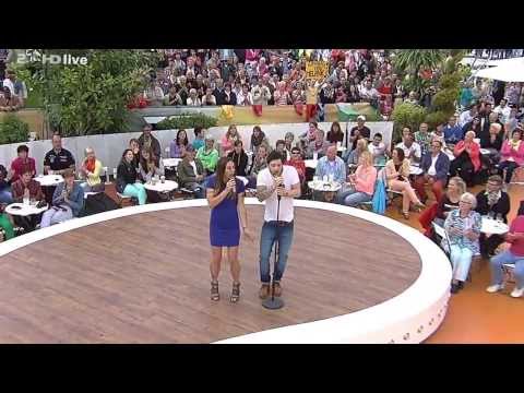 Matt Cardle feat  Melanie C   Loving You ZDF Fernsehgarten   ZDF HD Live 2013 aug25