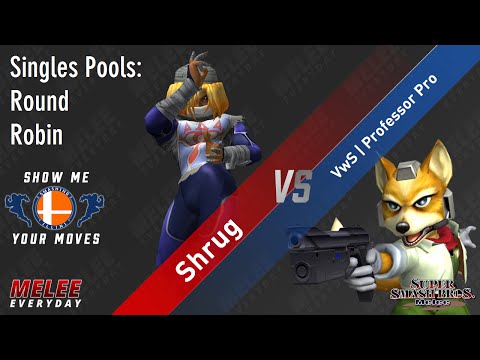 SMYM 17 - Shrug (Sheik) vs. VwS | Professor Pro (Fox) - SSBM - Singles Pools, RR