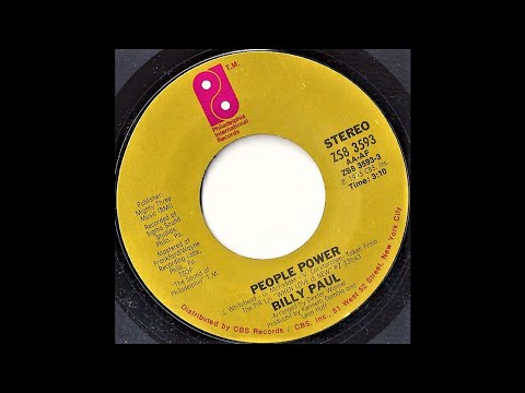 BILLY PAUL: "PEOPLE POWER" [J*ski Disco Extended]
