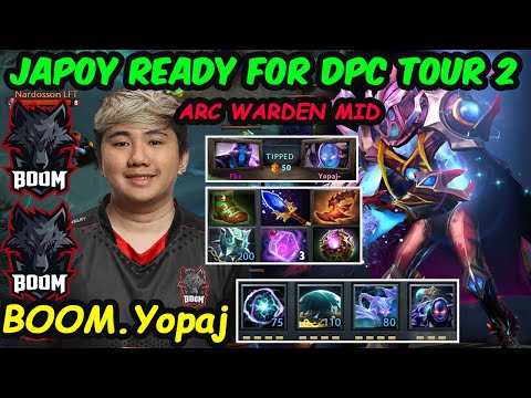 BOOM Yopaj [ARC WARDEN] MIDLANE - JAPOY IDOL READY FOR DPC 2023 Tour 2 Division 2 Dota 2 7.32E