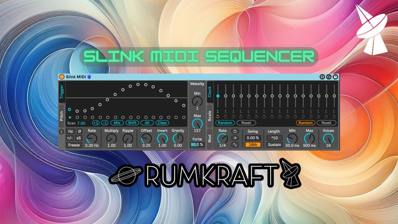 Hypnus Records - Slinky MIDI Sequencer - Rumkraft music production tutorial video