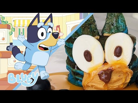 Let's Make Bluey-Berry Pancakes 🥞🫐 | Baking with Bluey 💙 | Bluey