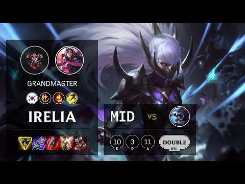 Irelia Mid vs Talon - KR Grandmaster Patch 10.24