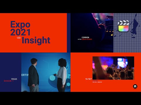 Expo Opener Modular Template for Apple Motion & Final Cut Pro - MotionVFX