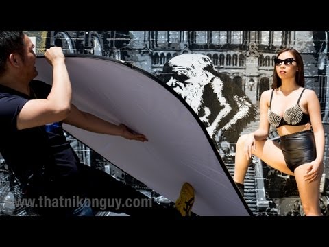 Reflector Magic #1 - soften shadows with reflector fill light