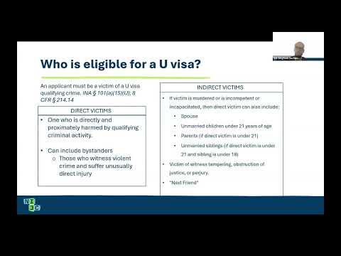 Training for Attorneys: U Visas
