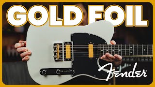 Video thumbnail for 2023 Fender Gold Foil Telecaster - A Vintage Beauty with Modern Features - Demo and Review by Tarpley Music