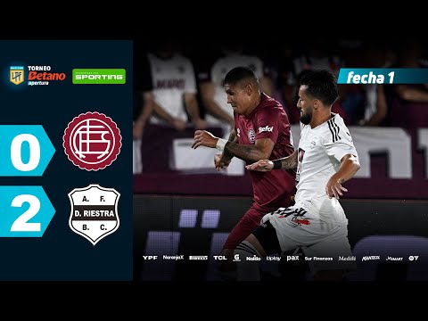 LANÚS 0 - 2 DEPORTIVO RIESTRA I Resumen del partido | #TorneoBetano Apertura 2025
