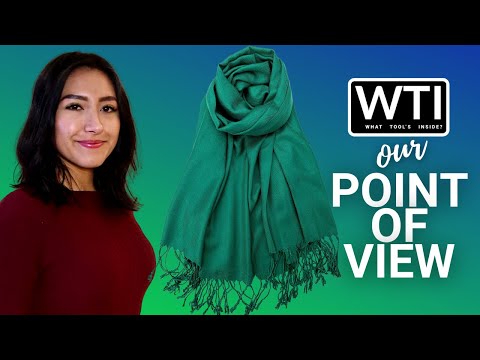 Plum Feathers Women's Pashmina Shawl - WTI product video review