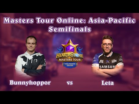 Bunnyhoppor vs Leta - Semifinal - Hearthstone Masters Tour Online: Asia-Pacific