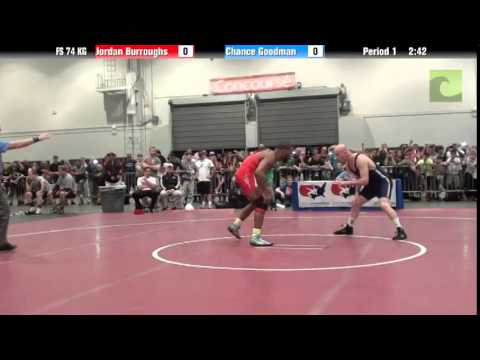 Mens FS FS 74 KG - Jordan Burroughs vs. Chance Goodman