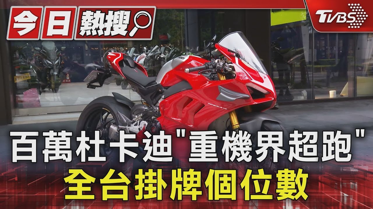 百萬杜卡迪「重機界超跑」 全台掛牌個位數