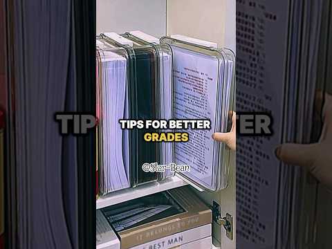 4 Easy Study Tips for Better Grades #starbean #grades #highschool #studymotivation #studytips