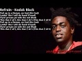 (Clean Lyrics) Kodak Black - ZEZE (Ft. Travis Scott & Offset)