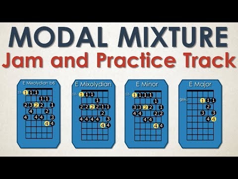 Modal Mixture and Mixolydian b6 Jam + Practice Track