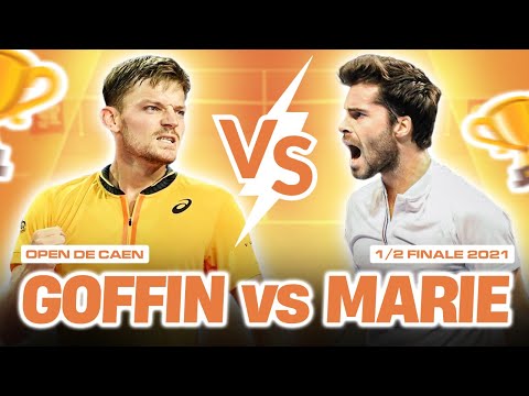 Demi-finale contre David GOFFIN (39e mondial, ancien 7e) à l’Open de Caen