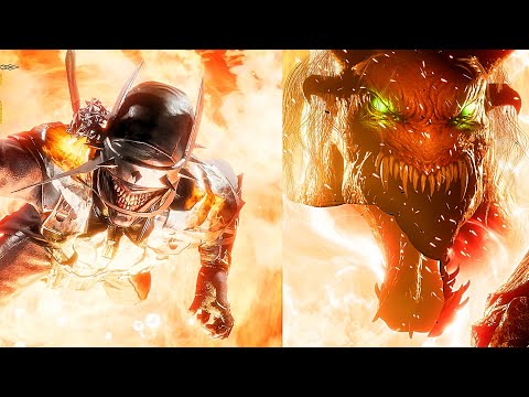 MK11 All Characters go to HELL and meet Malebolgia