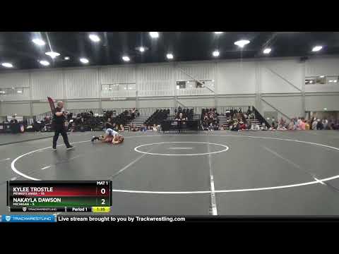 101 Lbs Semis (4 Team) - Kylee Trostle, Pennsylvania Vs Nakayla Dawson, Michigan 1ded