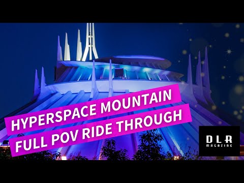 Hyperspace Mountain - Full POV Ride Through