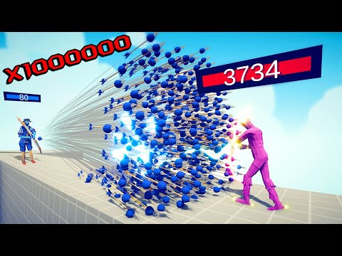1.000.000 DAMAGE ARCHER vs EVERY GOD - Totally Accurate Battle Simulator TABS