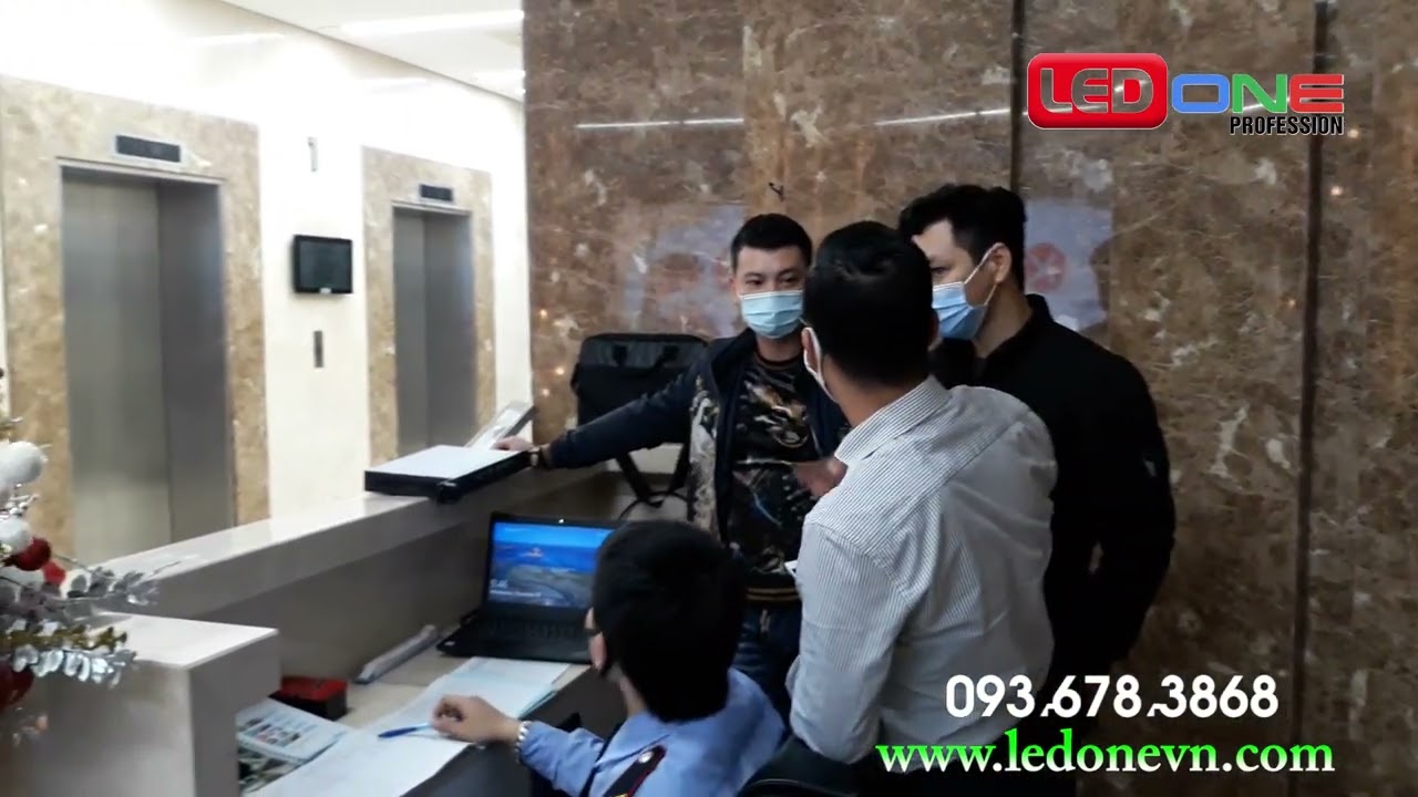 Tổng Công ty Du Lịch Hà Nội | Ledone thi công dự án thầu màn hình LED P2.5 tại Sảnh ra vào Tòa nhà