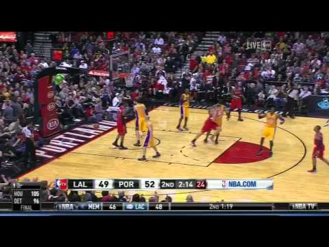 [10.31.12] Damian Lillard - 23 points (11 assists) vs Lakers (NBA Debut) (Full Highlights)