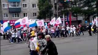 preview picture of video 'Демонстрация на Юбилей Комсомольска-на-Амуре 10.06.2012.3gp'