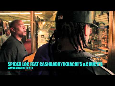 ((MAXOUTTV)) PRESENTS: CASH DADDY FEAT SPIDER LOC "BEHIND THE SCENES OF KHAKI'S & CHUCC'S VIDEO)