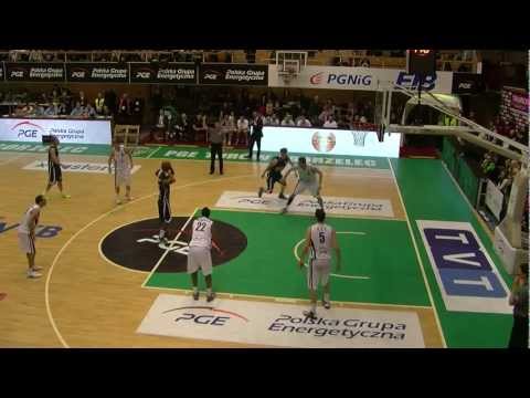 PGE Turów Zgorzelec - Asseco Prokom Gdynia 19.12.12 skrót meczu