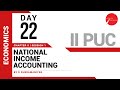 DAY 22 ECONOMICS II PUC NATIONAL INCOME ACCOUNTING L1