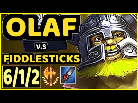 MALRANG (OLAF) vs FIDDLESTICKS - 6/1/2 KDA JUNGLE CHALLENGER GAMEPLAY - KR