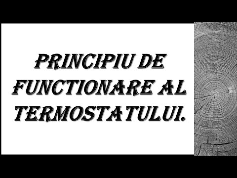 Principiu De Functionare Al Termostatului.