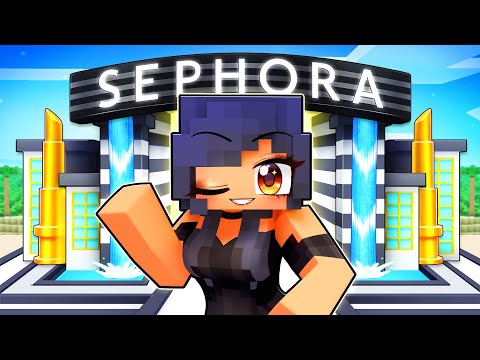 SEPHORA EMPIRE in Minecraft?! Aphmau's Beauty Business