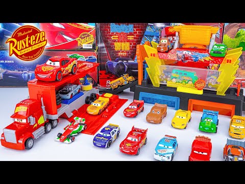 Disney Pixar Cars Toys Unboxing Review | Mattel Disney Pixar Cars Color Changers Car Wash Playset