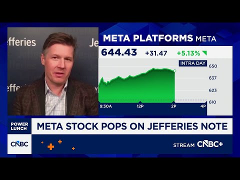Meta stock pops on bullish Jefferies note