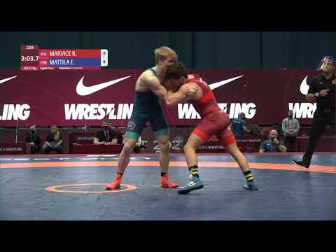 1/8 GR - 67 kg: R. MARVICE (ITA) v. E. MATTILA (FIN)